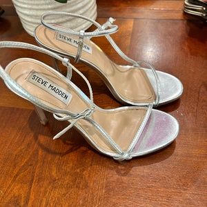 Silver Steve Madden Bridesmaids Shoes